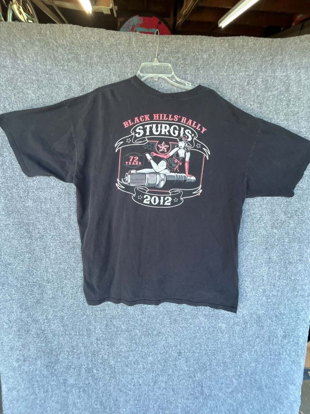 Hot Leathers Sturgis 2012 Black Hills Rally T-Shirt 3XL
